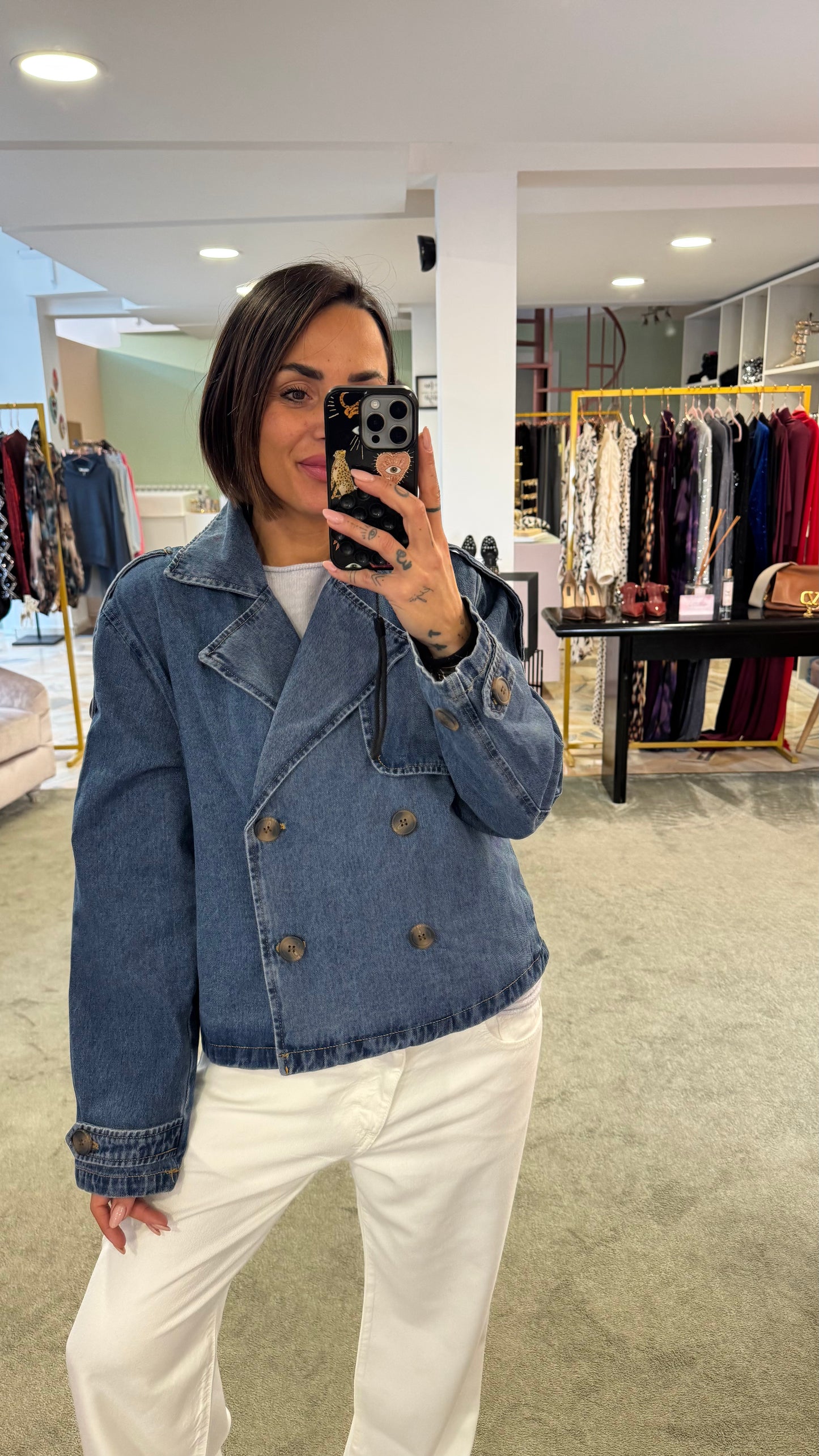 Trench jacket jeans jx