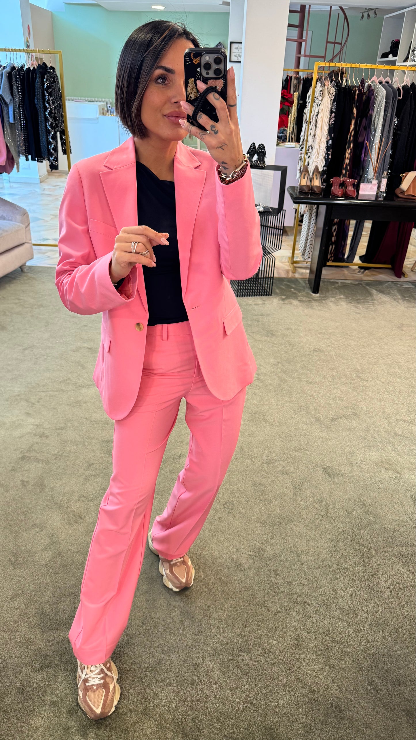 Blazer rosa regular jx